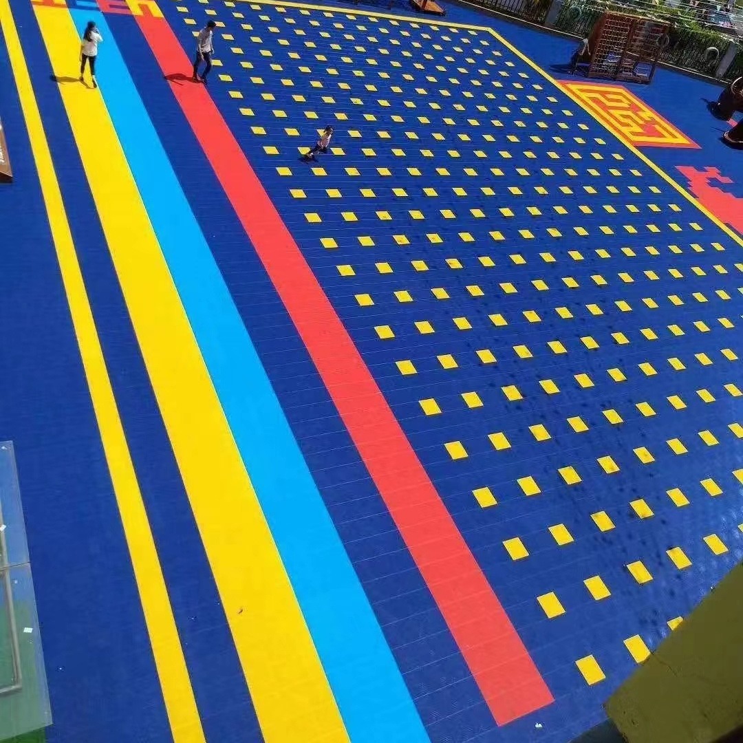大关户外悬浮地板 幼儿园拼装地垫 适用运动篮球场悬浮地板 户外操场地板