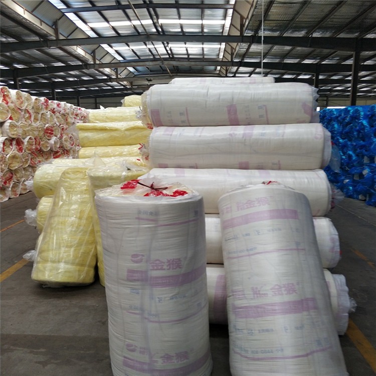 厂房保温岩棉卷 高密度玻璃棉毡可定做 12kg 14kg 神州