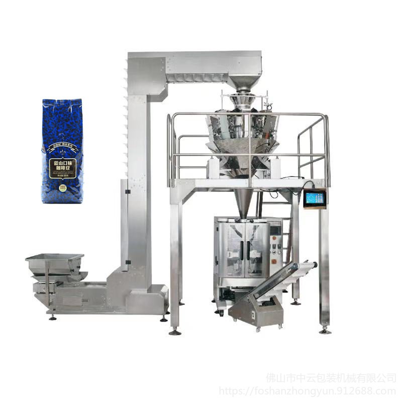 自动称重咖啡糖颗粒分装机 大型立式包装机械图片