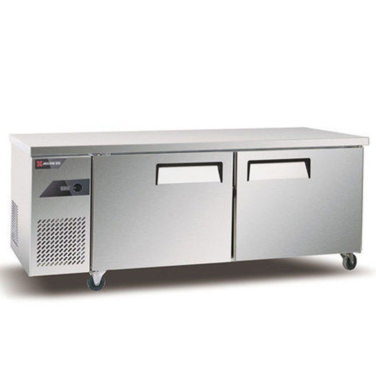 金松工作台QB0.3L2U 金松1.5米冷藏工作台 金松二门操作台冰箱 商用不锈钢平台冷藏柜