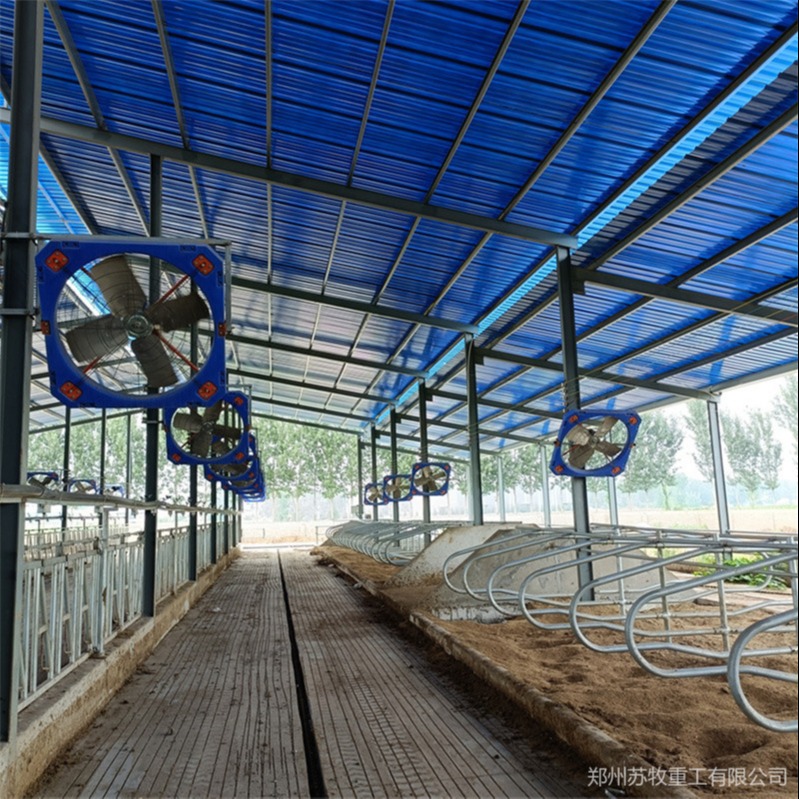 甘肃省牛场专用一拖二牛场清粪机厂家苏牧重工免费指导安装