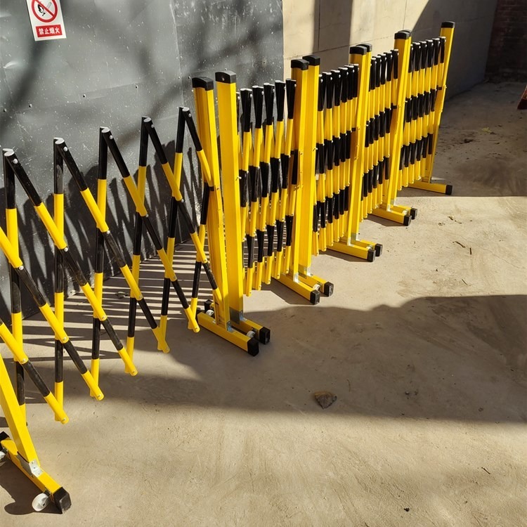 工地工厂安全隔离围栏 智科WL玻璃钢圆管伸缩围栏 管式绝缘围栏