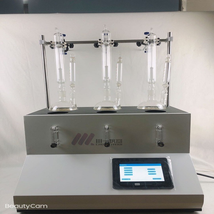 全自动 6位单孔单控  中药检测蒸馏装置 CYSO2-6Y 智能二氧化硫蒸馏仪