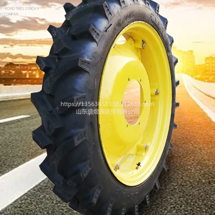 农用轮胎拖拉机轮胎9.5-32半高花方旋轮胎9.5-32稻田轮胎三包