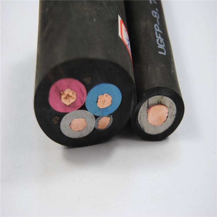 矿用高压电缆UGF10KV3*35+1*16平方高压橡套软电缆国标价格