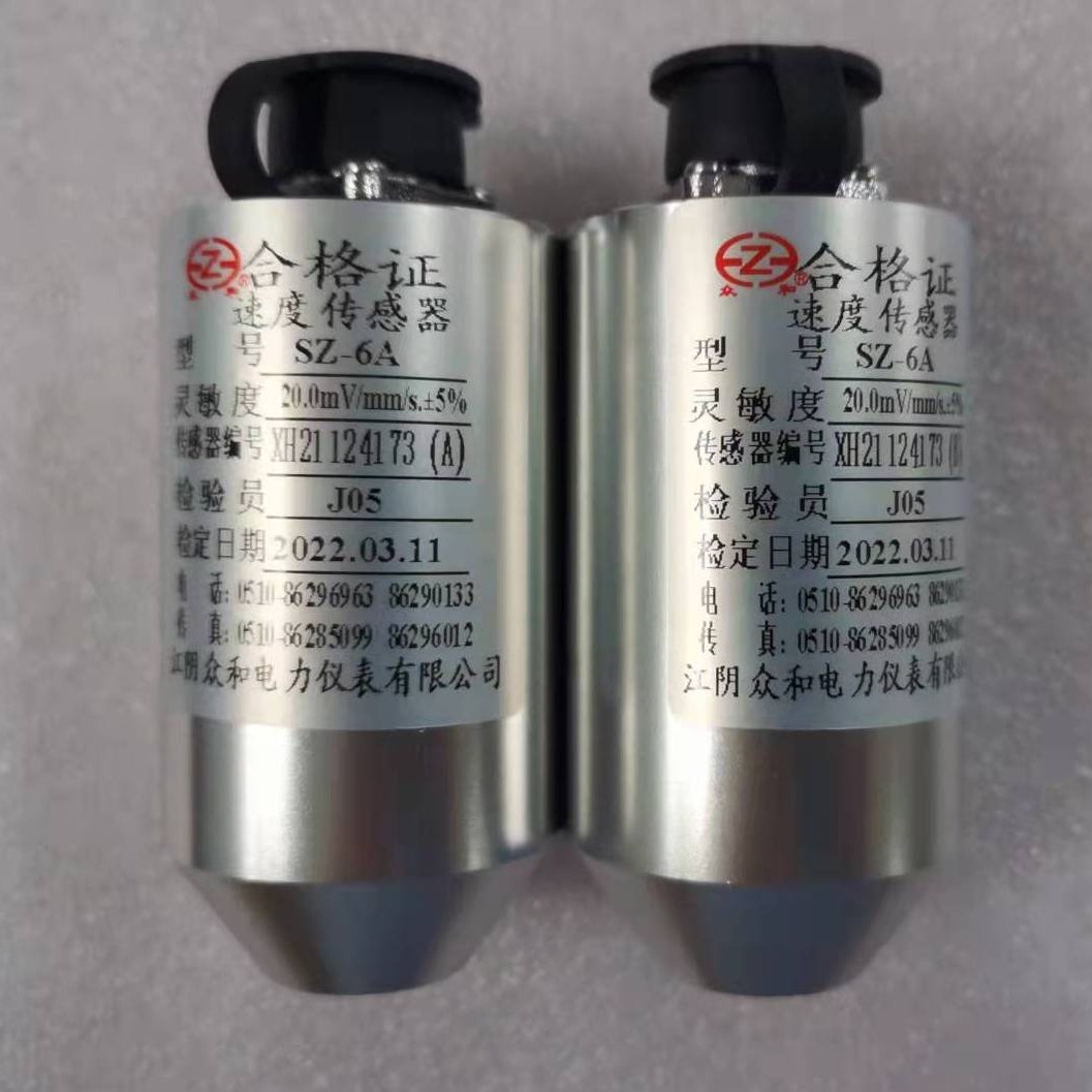 江阴众和SZ-6-6A-6G型振动探头传感器
