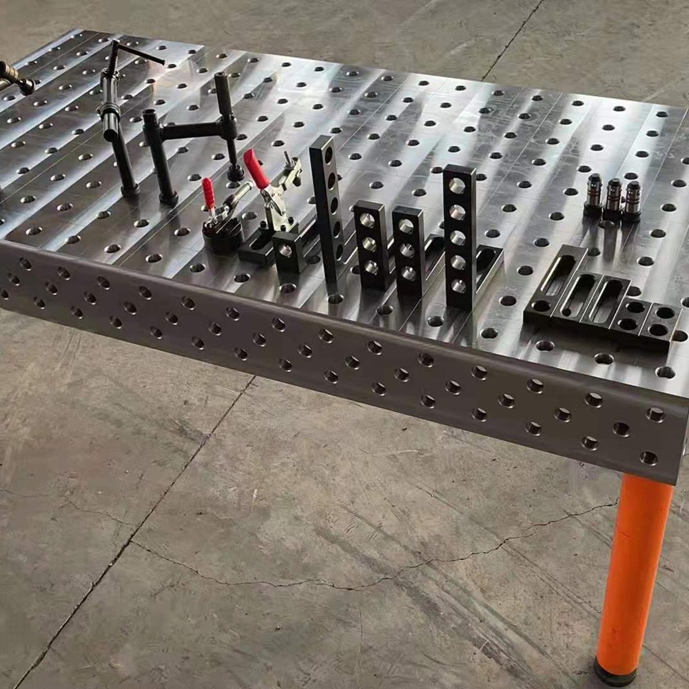 三维柔性焊接平台 焊接装配工作台厂家 多孔划线平板 宝都工量具