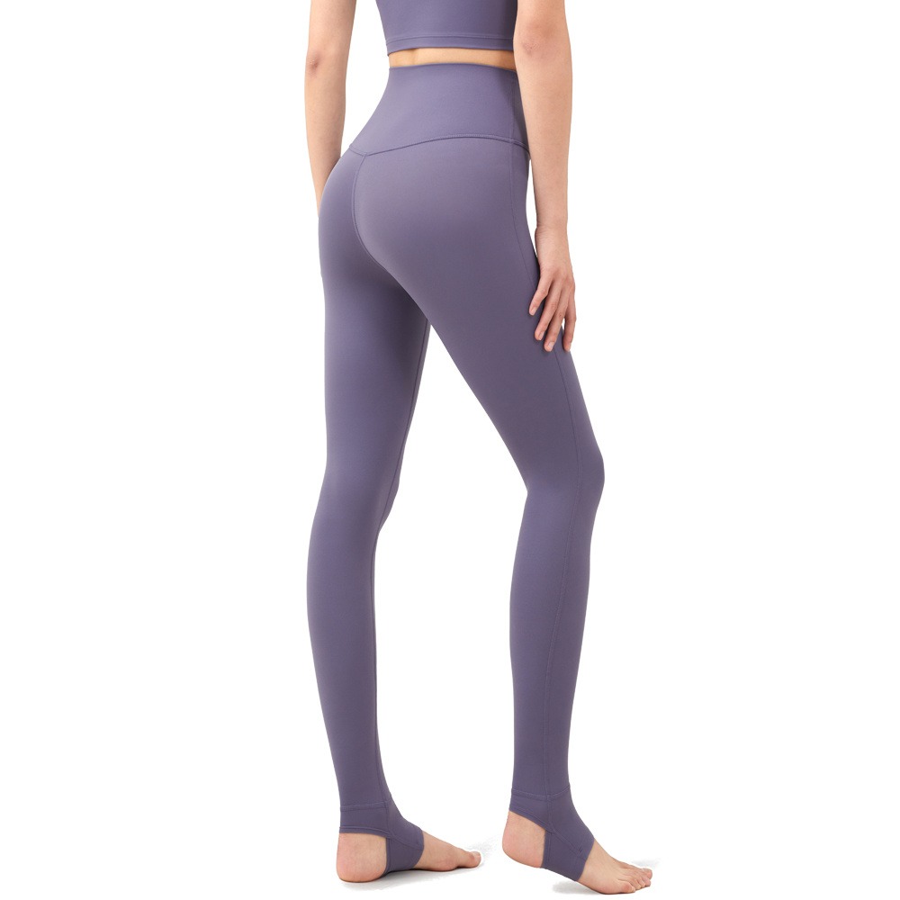 2021新款lulu健身裤 高腰收腹裸感运动无T线高空蜜桃臀踩脚瑜伽裤 健身服厂家CK1274