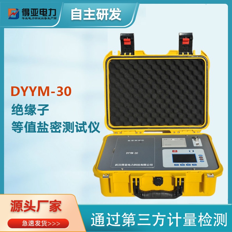 DYYM-30绝缘子盐密度测试仪 智能电导盐密测试仪 绝缘子等值盐密测试仪 盐密仪价格 得亚电力厂家直销