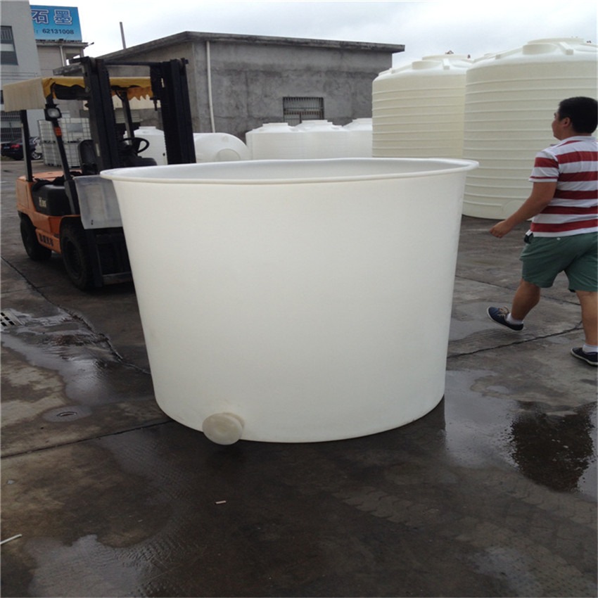 山东德州 3000升食品塑料桶3吨泡菜桶PE圆桶牛筋敞口发酵大缸