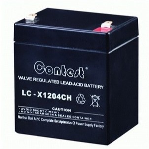 Contest康迪斯LC-X1204CH蓄电池12V4AH电梯对讲机24V卷闸门控制器