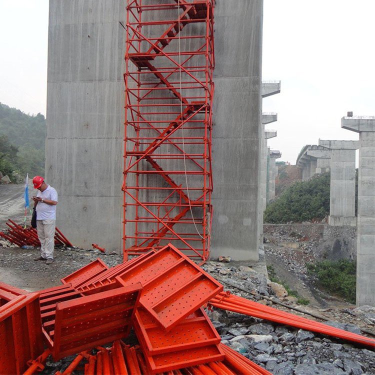 75型地铁基坑安全爬梯 之字形安全爬梯 安全爬梯厂家 宇鑫