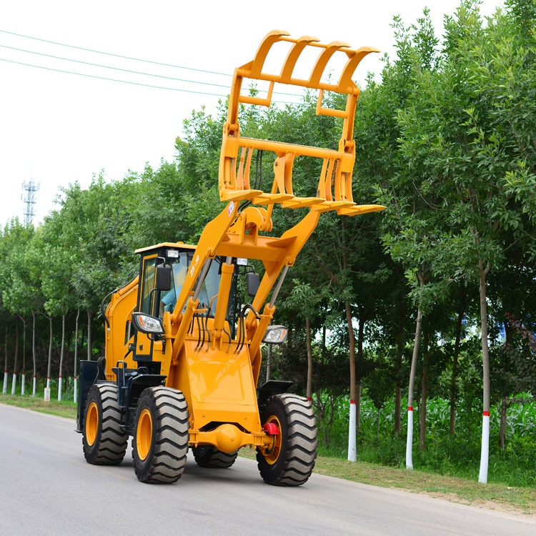山西忻州两头忙铲车挖机 工程用两头忙 装卸高容量装载机 山鼎