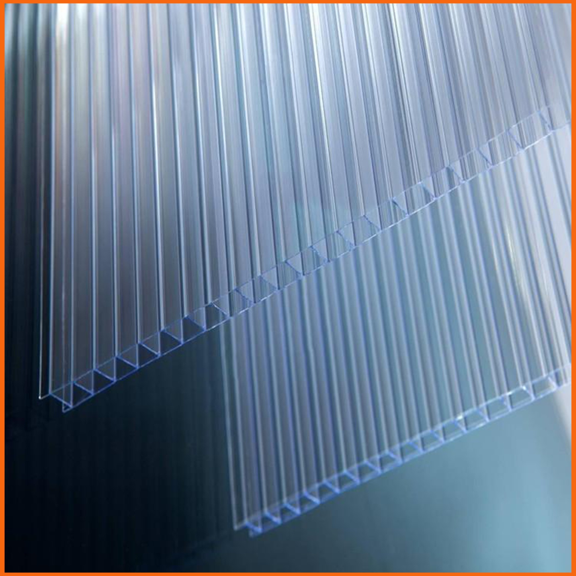 种植园PC透明阳光板 邢台8毫米双层阳光板 卡布隆PC阳光板生产厂家