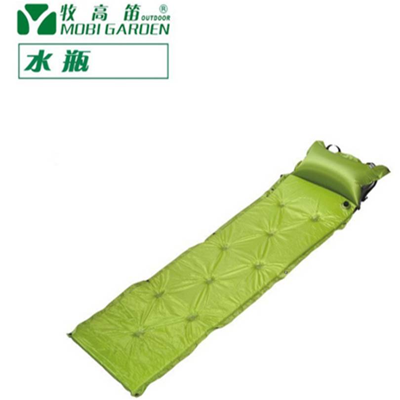 悦乾卫生应急单人户外自动充气防潮垫 可拼接带枕头
