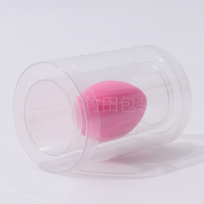定制高透pet塑料圆筒化妆品收纳包装塑料筒pvc印刷卷边筒供应滨州