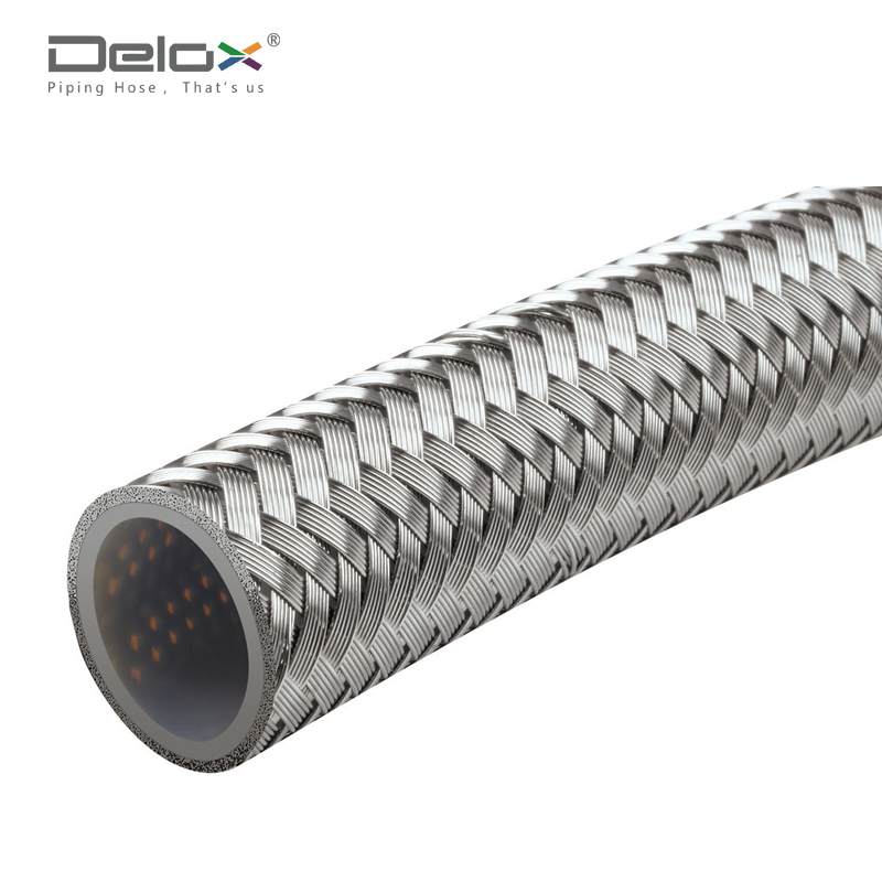 DELOX氯碱行业专用钢丝编织铁氟龙管