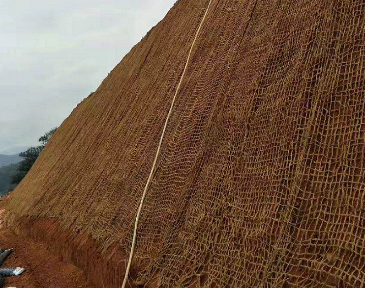 众汇可降解椰网高边坡固土绿化