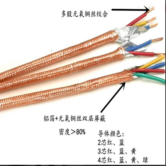 KFV450/750V耐高温电缆,KFVP71.5屏蔽控制电缆价格