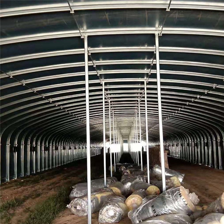 新型养殖钢管大棚骨架 加工定做温室大棚管 包塑养殖大棚管生产厂家