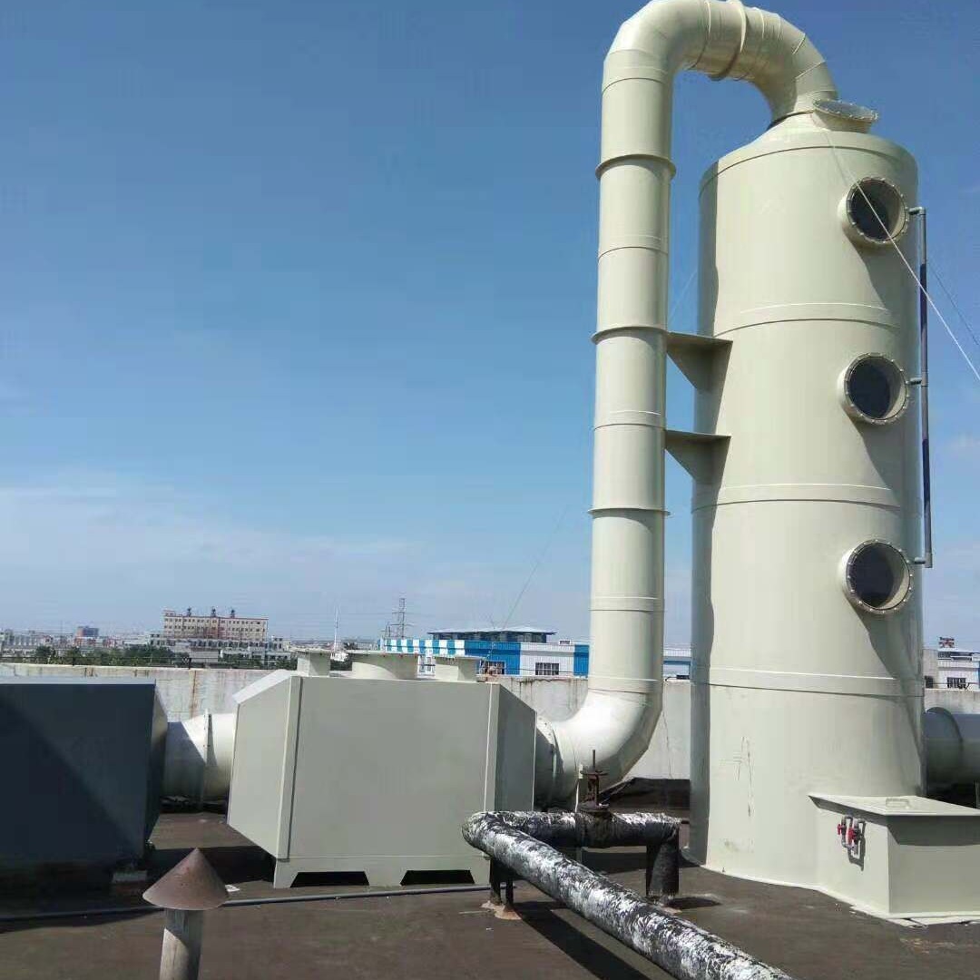 PP废气喷淋塔生产厂家 天冉环保  定制加工 喷淋净化塔
