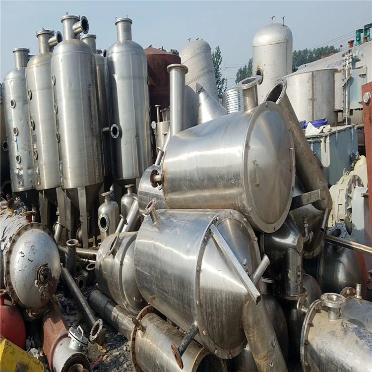 供应二手MVR盐水降膜蒸发器 污水处理蒸发器 大成 多种型号图片