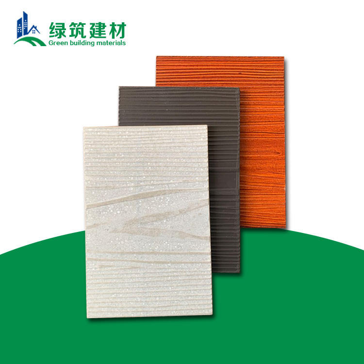 鄂州纤维水泥木纹板 绿筑仿木纹板厂家 水泥装饰板