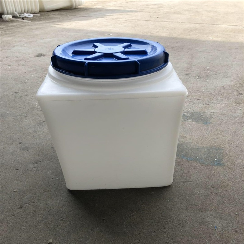 瑞通塑料容器厂家直销KC-30L方形加药箱   小型方桶  PE方形搅拌桶  絮凝剂搅拌罐   耐酸碱塑料桶图片