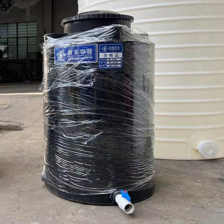 浙东1吨塑料容器滚塑进口PE1方搅拌罐 PAM化工液体 耐酸碱