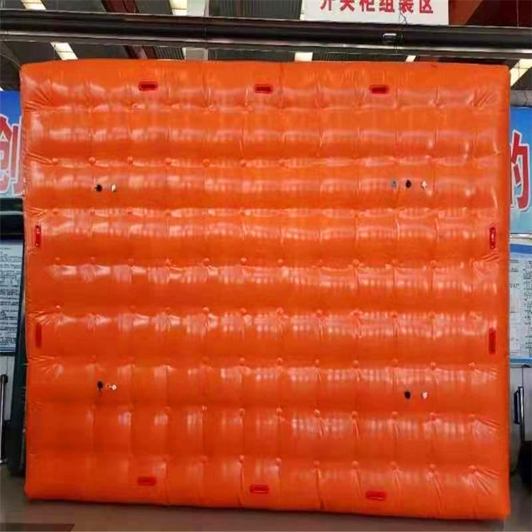 陕西 塑料涂覆布矿用充气气垛收放自如  YHQD800充气气垛厂家