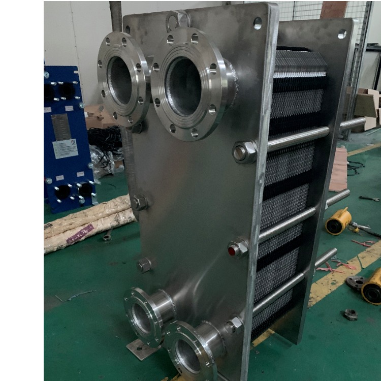 赫普斯供应深圳 工业纯水加热冷却板式换热器 304不锈钢食品级板换 可拆卸热交换器