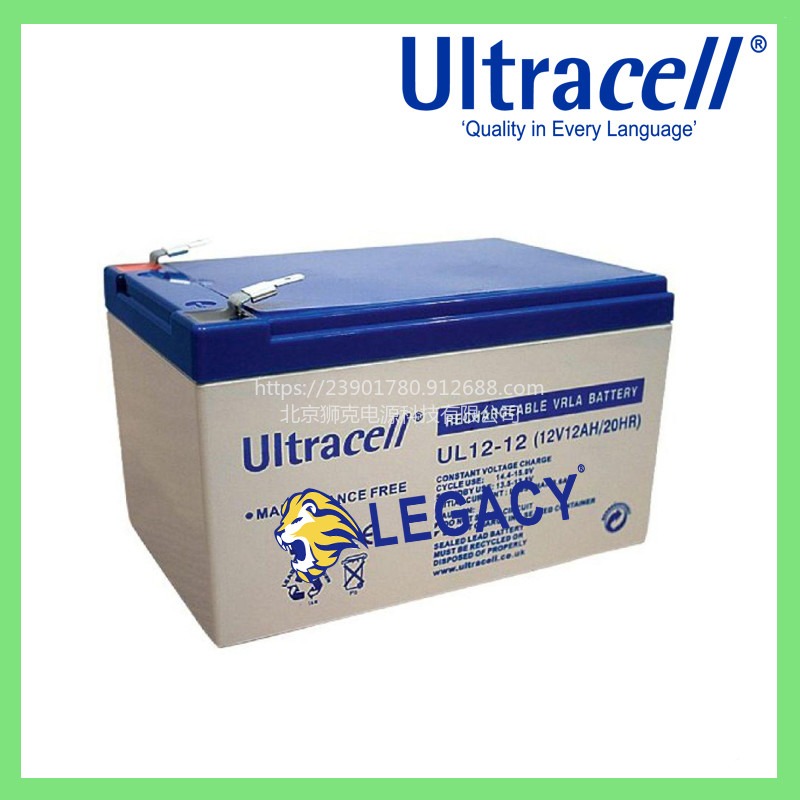 英国Ultracell蓄电池UXL135-12监控系统UPS电源12V135AH电瓶