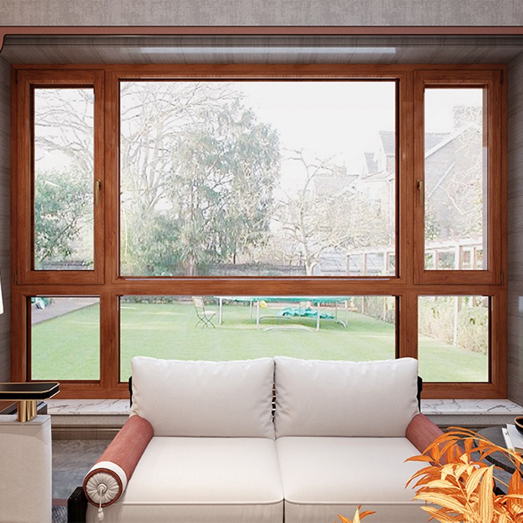 铝包木窗 天润厂家直销 经典90G系列,保温隔热,隔音降噪图片