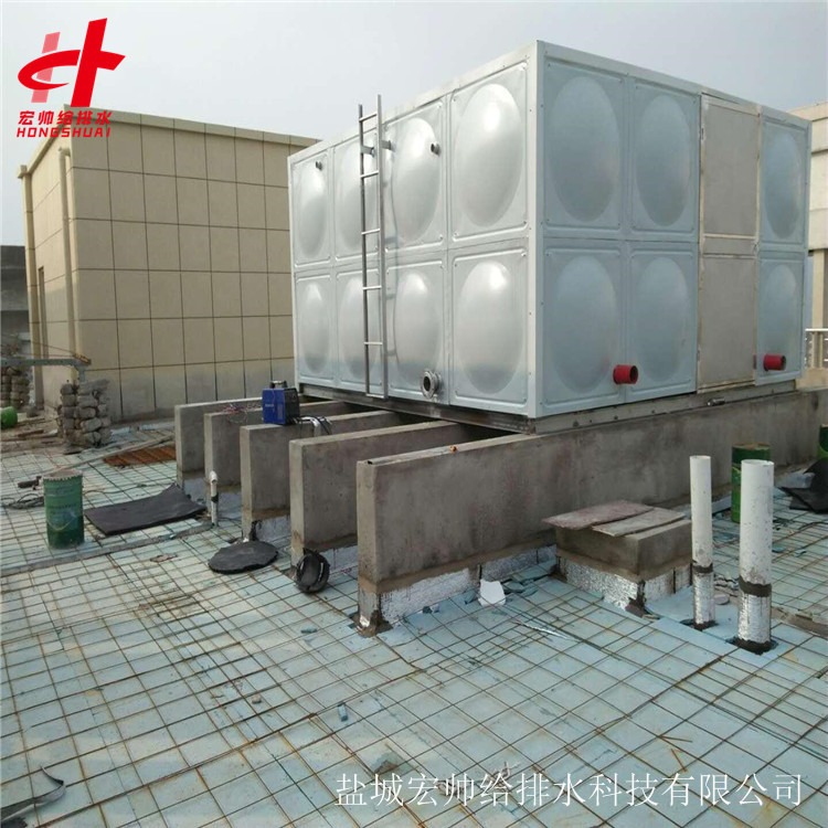 宜春W1.5/0.3-3HDXBF18箱泵一体化水箱 箱泵一体化消防设备 4m4m2m 宏帅给排水
