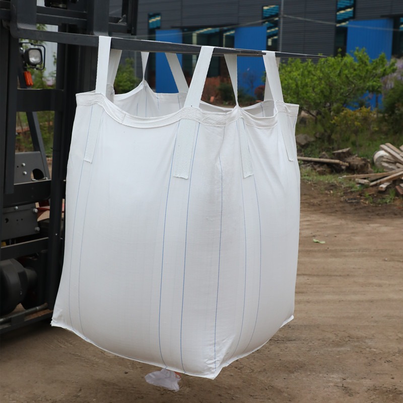 佛山集装袋 垃圾填埋袋 新料承重1吨吨包袋 白色大吊包袋 邦耐得图片