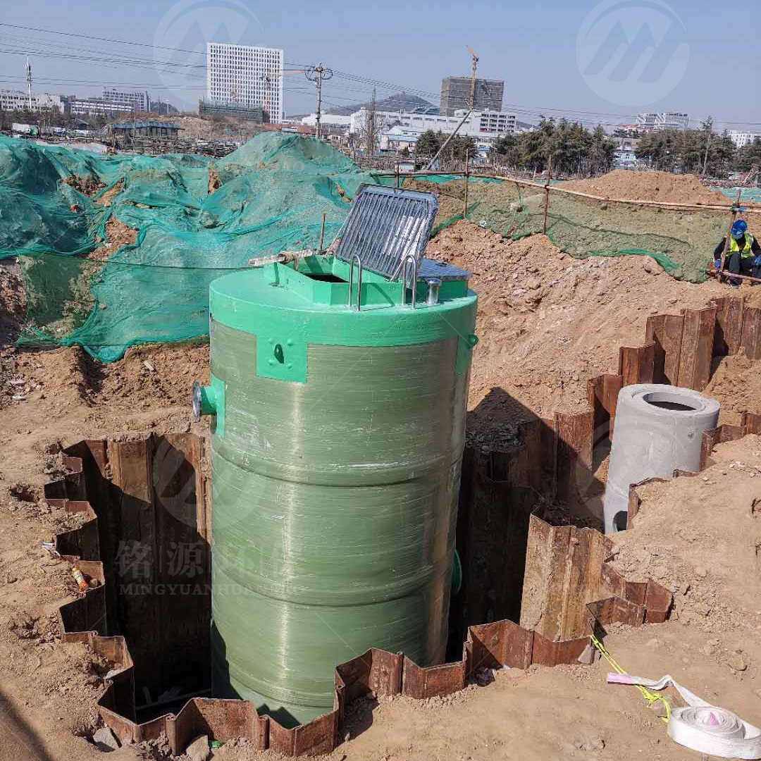 四川遂宁市地埋式一体化预制泵站--来图即可加工定制，厂家直供