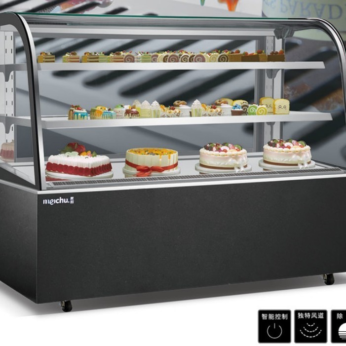 美厨商用蛋糕柜 MK-15-D美款圆弧蛋糕柜 1.5米蛋糕保鲜柜 烘焙店蛋糕冷藏展示柜