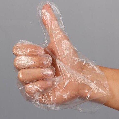 一次性薄膜手套麻点磨砂防滑防水防油防污食品级使用