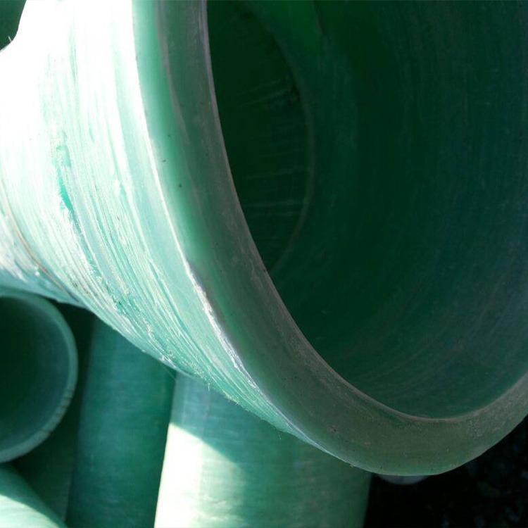 高强度玻璃钢管玻璃钢排污管道 绿色玻璃钢夹砂管 规格齐全