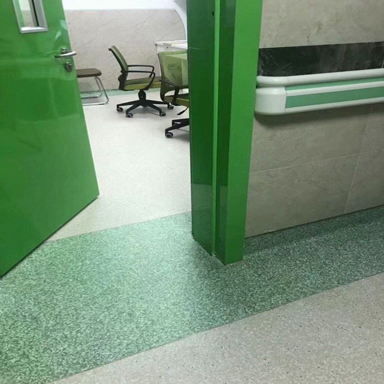 医院用pvc塑胶地板 医院地面防滑地胶 医院pvc地板图片