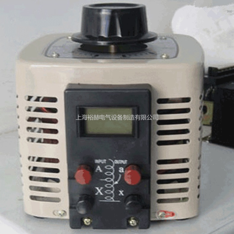裕赫电气 单相交流接触式调压器0-250V 0-500V可调TDGC2-3000VA 厂家批发
