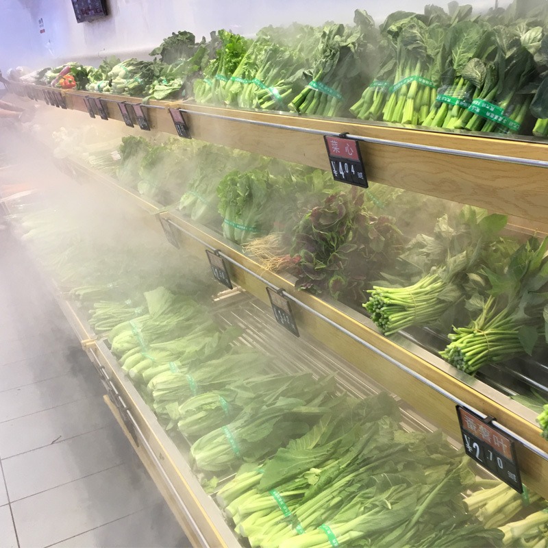 柳邦LS8KG超声波雾化加湿机蔬菜保鲜加湿器超市生鲜明档火锅店冷柜冰台喷雾图片