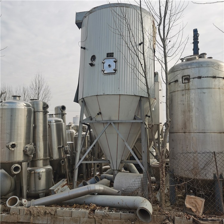 二手喷雾塔干燥机 雾化形式蒸发干燥设备 连续式操作 运行稳定