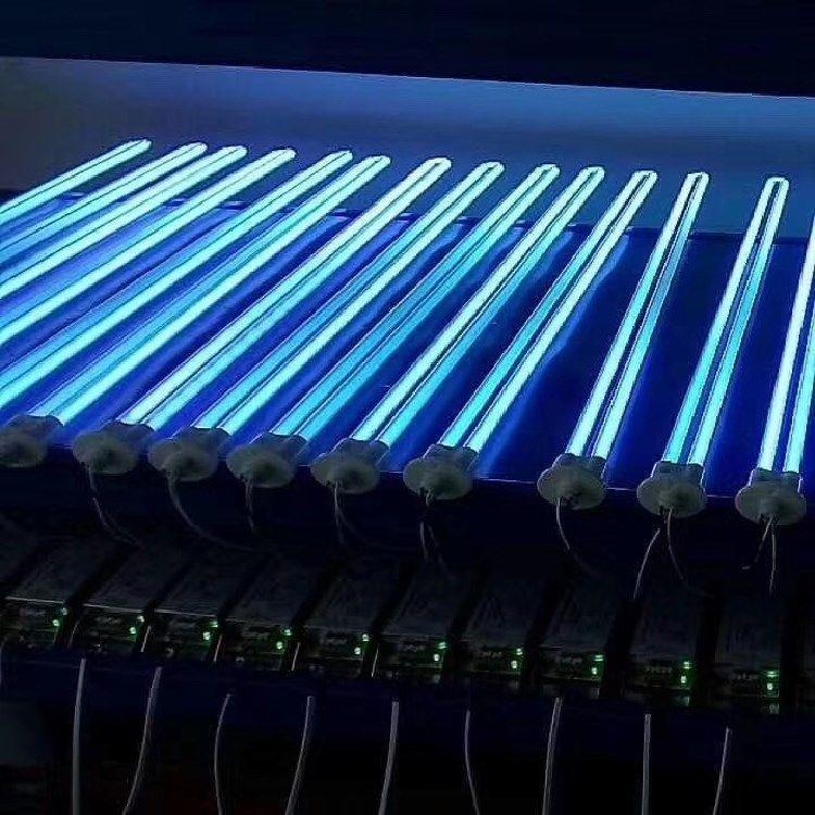 UV光氧灯管150W 镇流器 u型工业废气除臭氧紫外线光解灯管 益松供应
