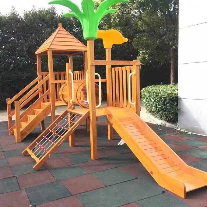 智慧树造型户外广场游乐设备 大型不锈钢儿童滑梯