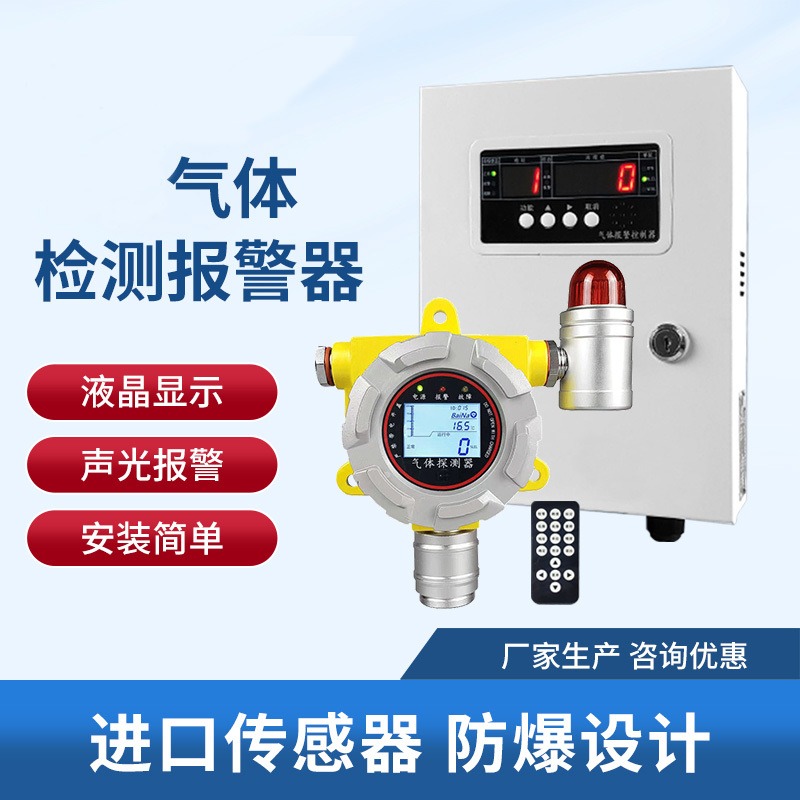二氧化硫报警器 SO2浓度报警仪 壁挂式气体探测器