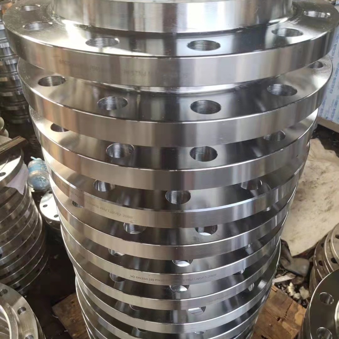 震赫 工业用 一体成型冲孔 镀锌材质 大型平焊法兰