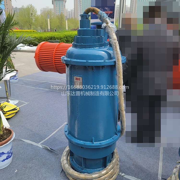 达普  BQS70-150/3-75/N 矿用新型隔爆潜水排沙电泵 移动式应急排涝泵 立式深井排沙泵