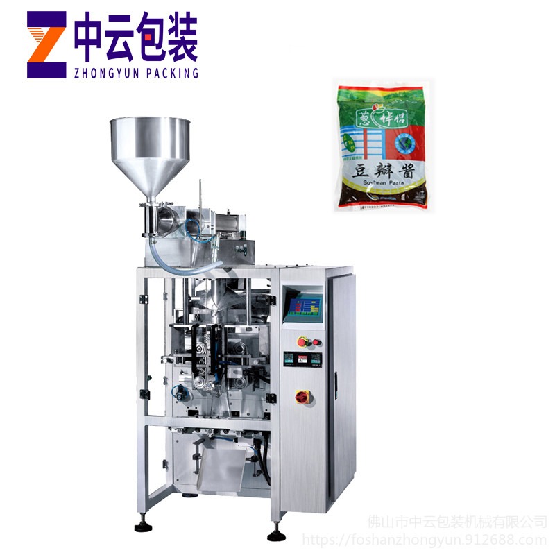 厂家直销酱料包装机 豆瓣酱包装机 ZY-420液体灌装机