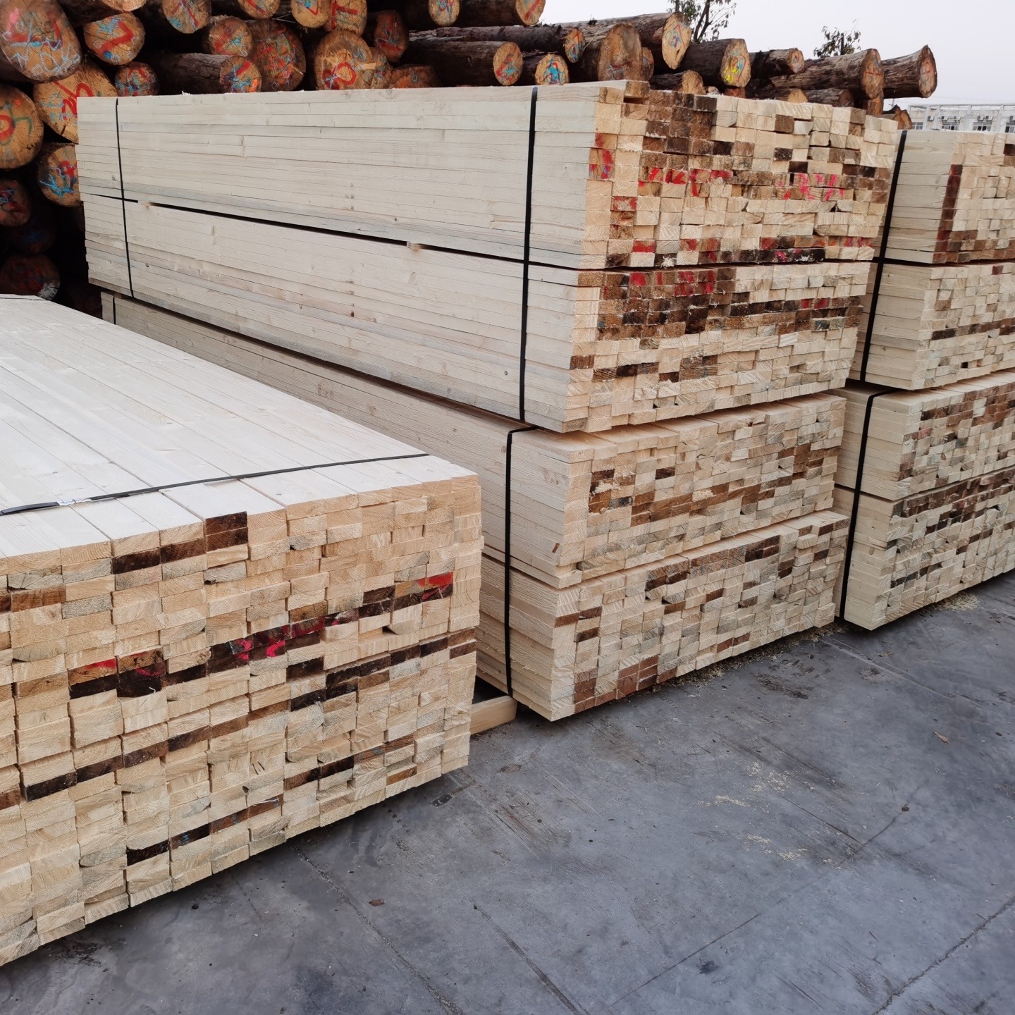 万家木业 松木木方规格 木方质量标准 批发建筑木方